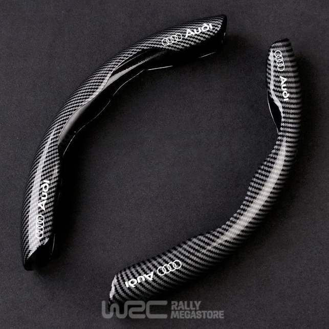 COUVRE VOLANT NOIR FIBRE DE CARBONE POUR AUDI